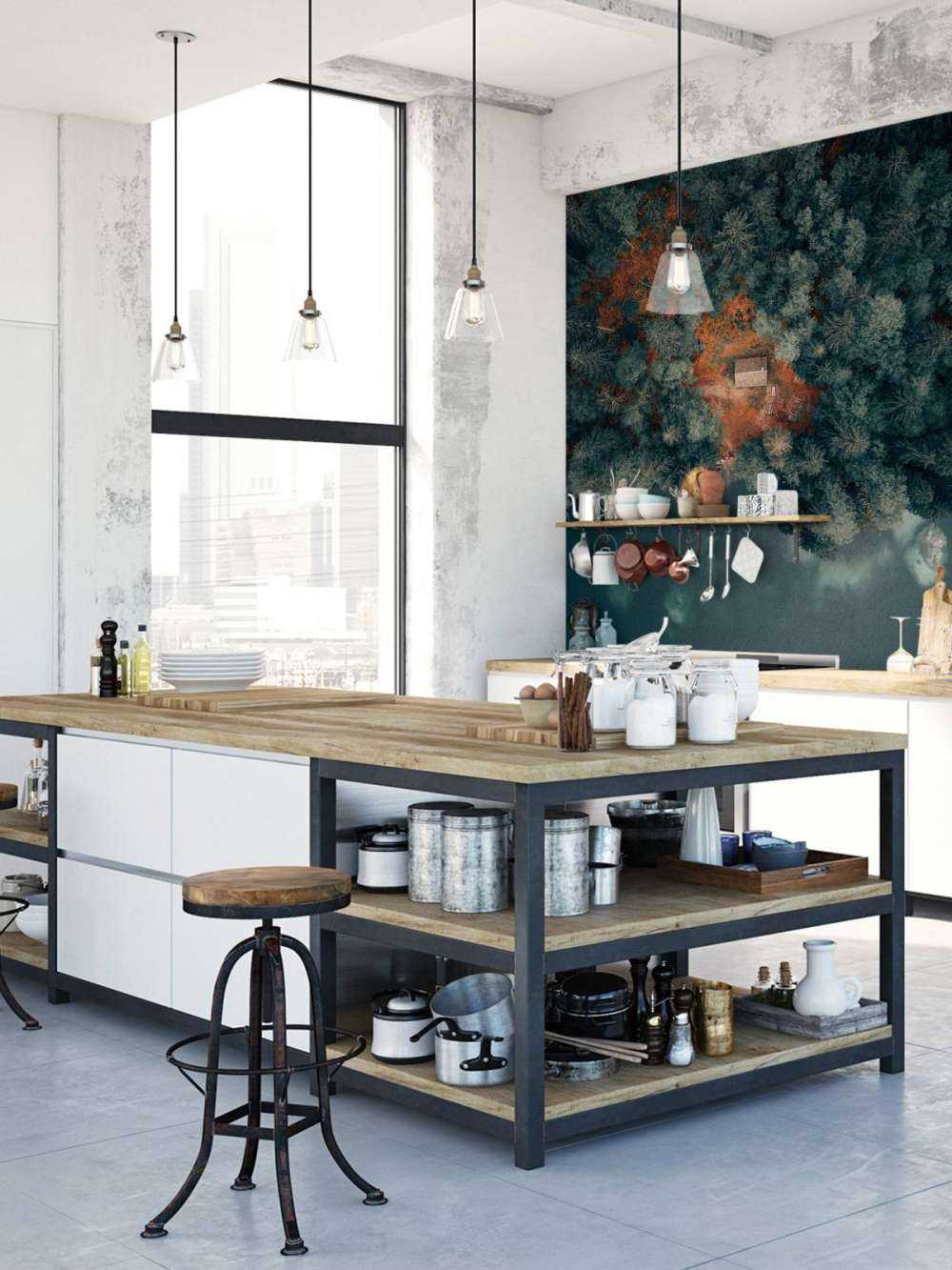 Cabin in the middle of the forest