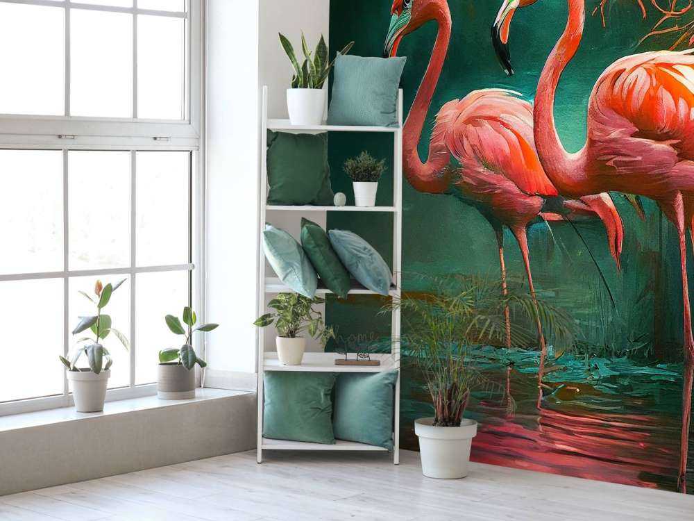 Flamingo Whispering Water