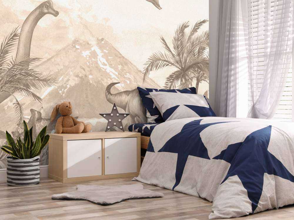 Various dino's in taupe