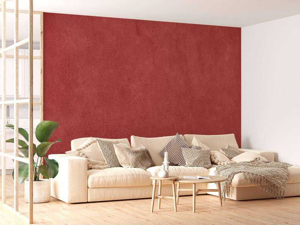 Leather red