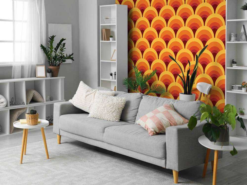 Colourful retro figures