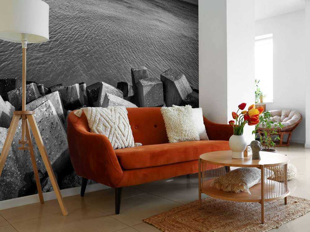 Concrete blocks for the port of Cadzand Bad 