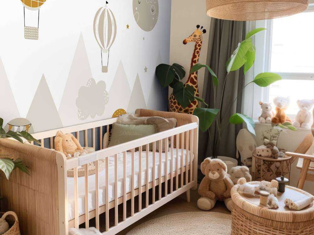 Hot air balloons through the mountains