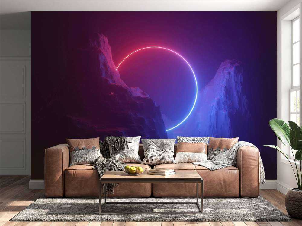 Virtual reality mountains