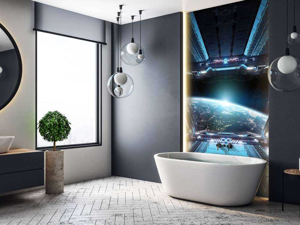 View from a spaceship