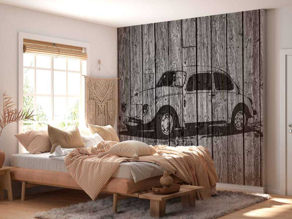 Graffiti Beetle on wood