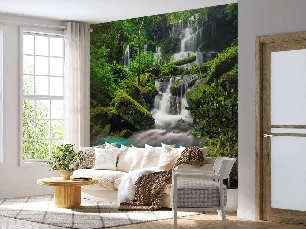 Waterfall in a jungle