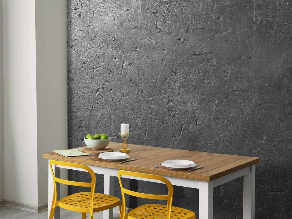 Grey concrete wall