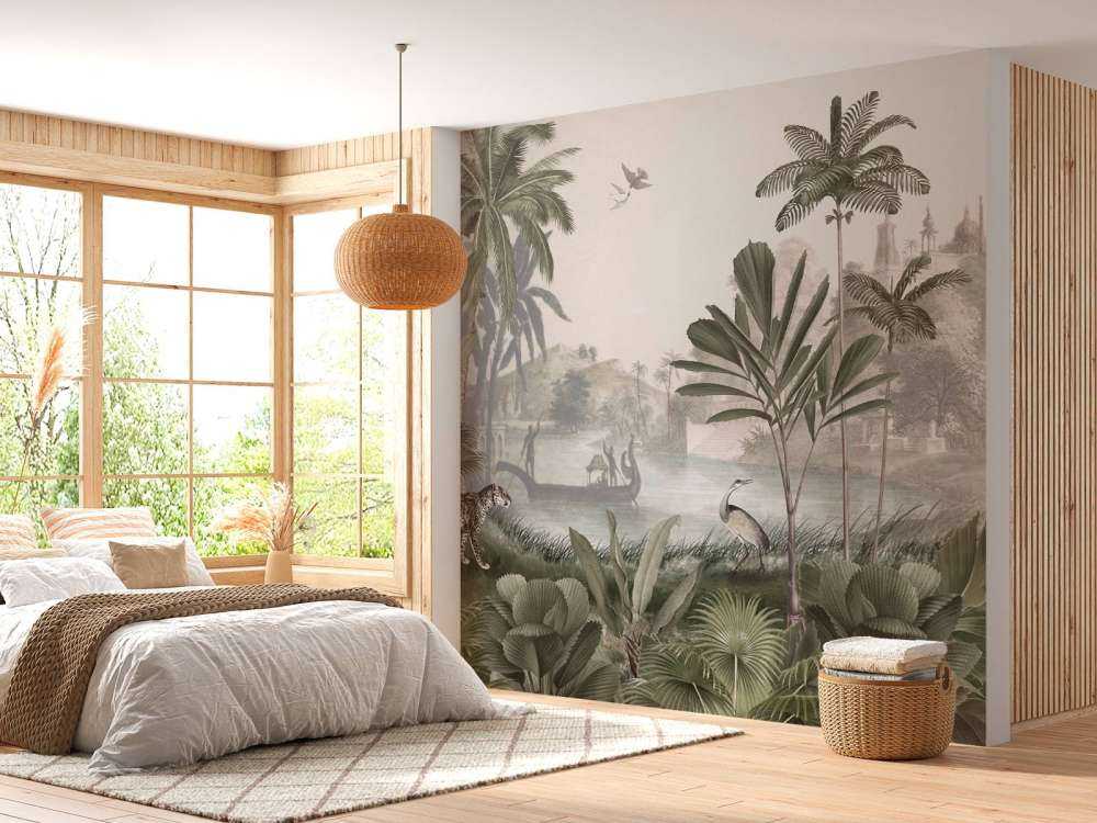 Leopard Landscape - Green