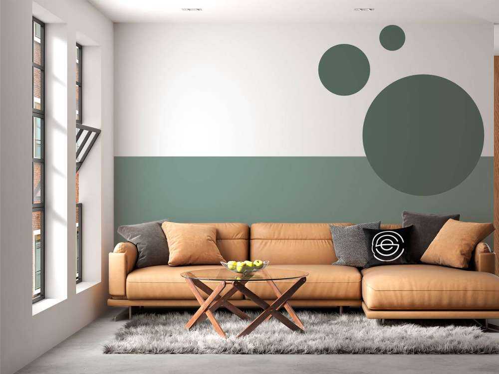 Plains and circles, green