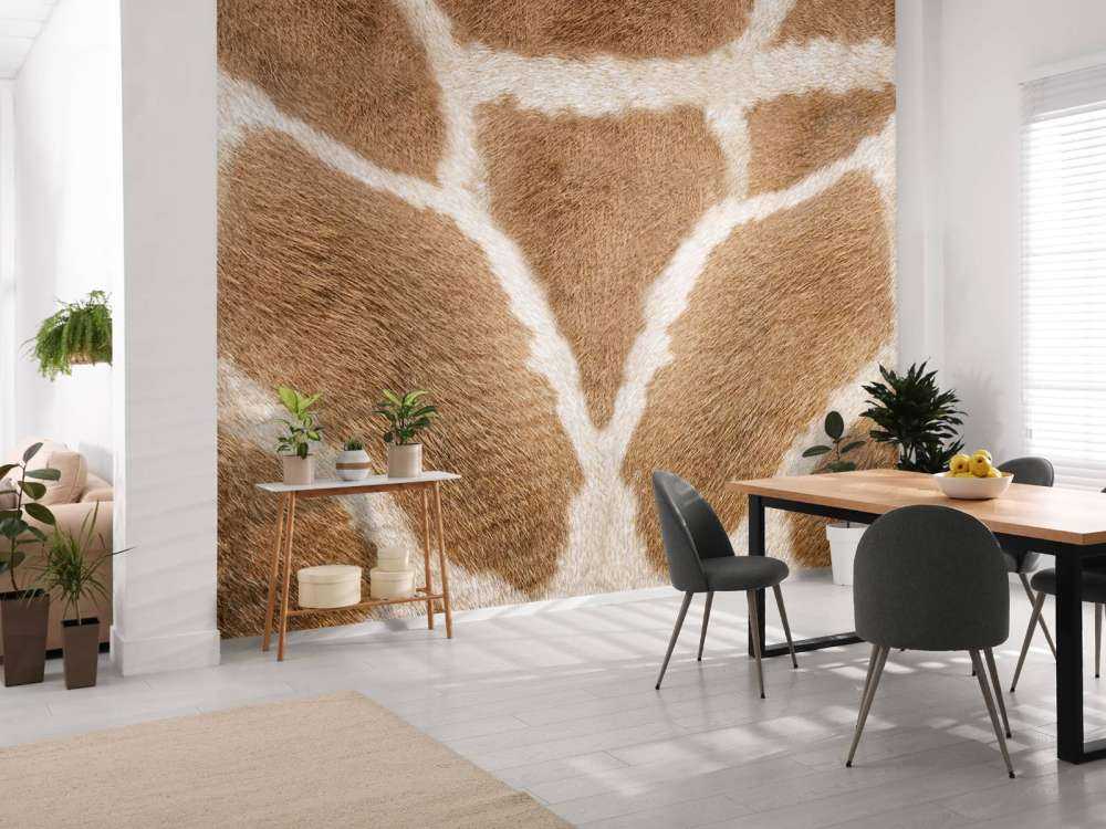 Giraffe skin