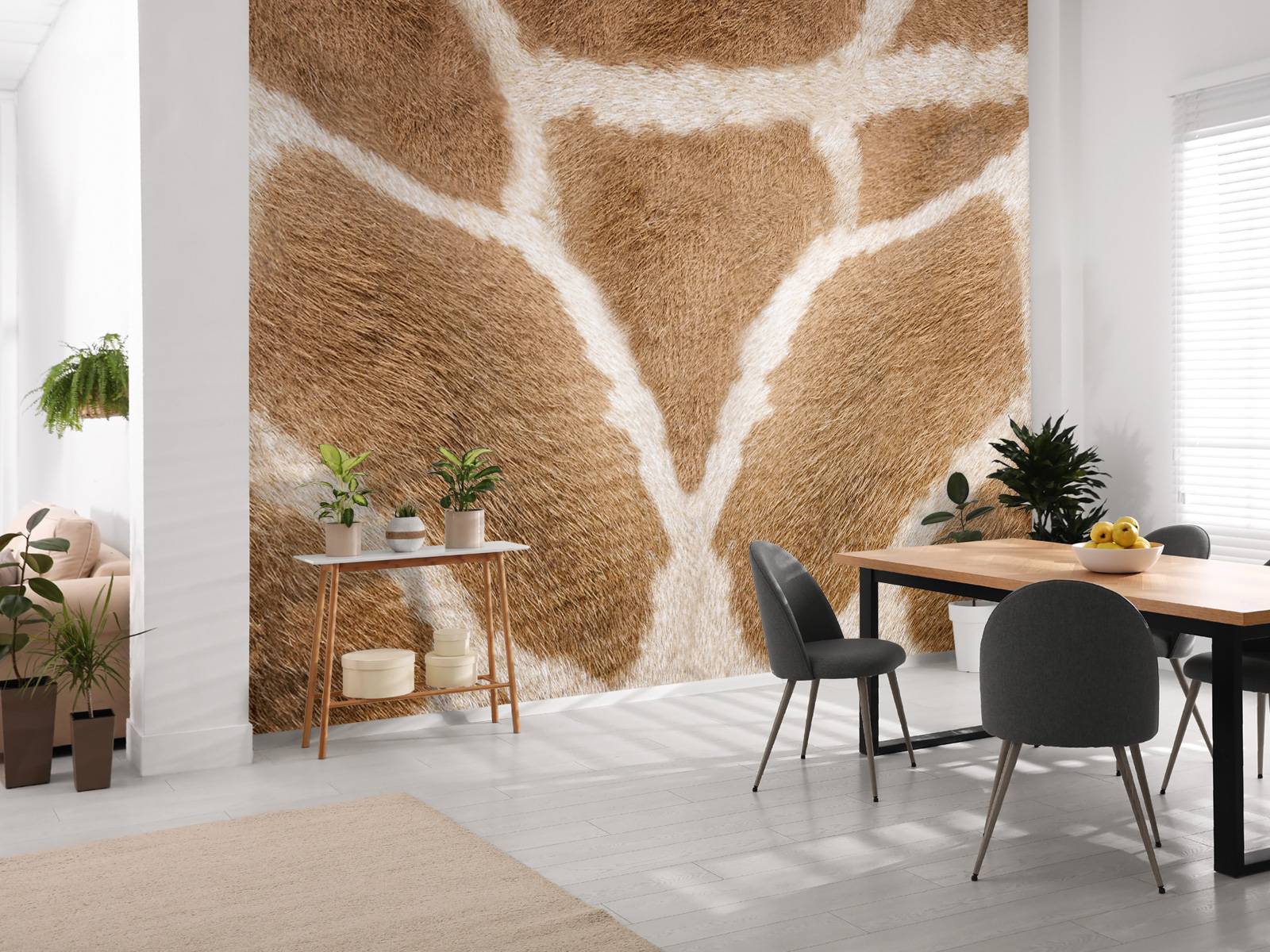 Giraffe skin