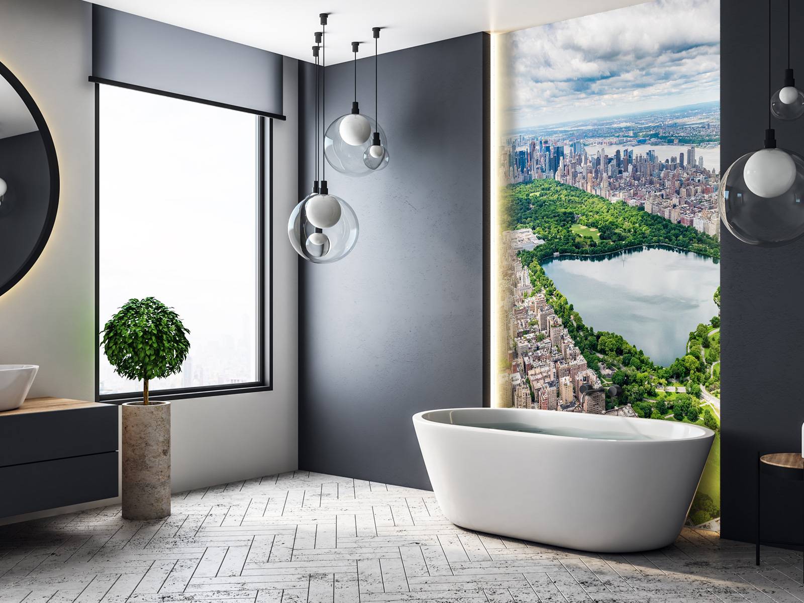 Skyline with Central Park