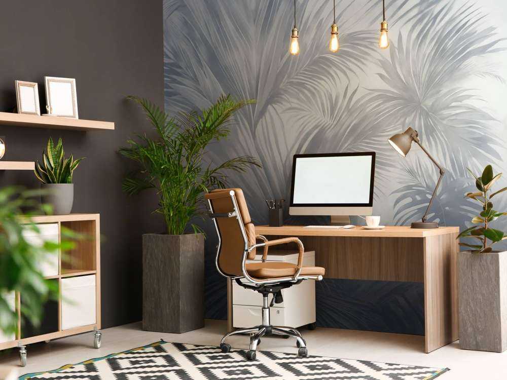 Palm Extravaganza Blue