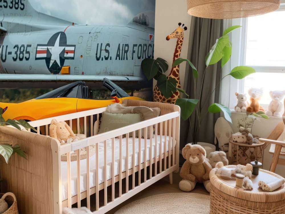 Supercar and fighter jet