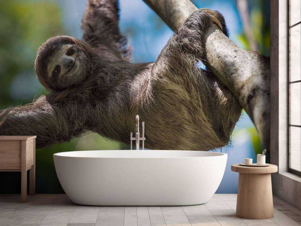 Cheerful sloth