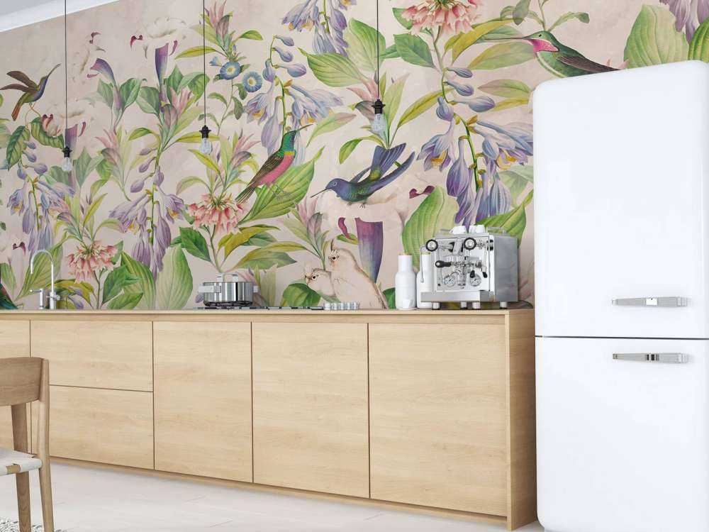 Ethereal Birdsong Blossoms - Pastel Paradise