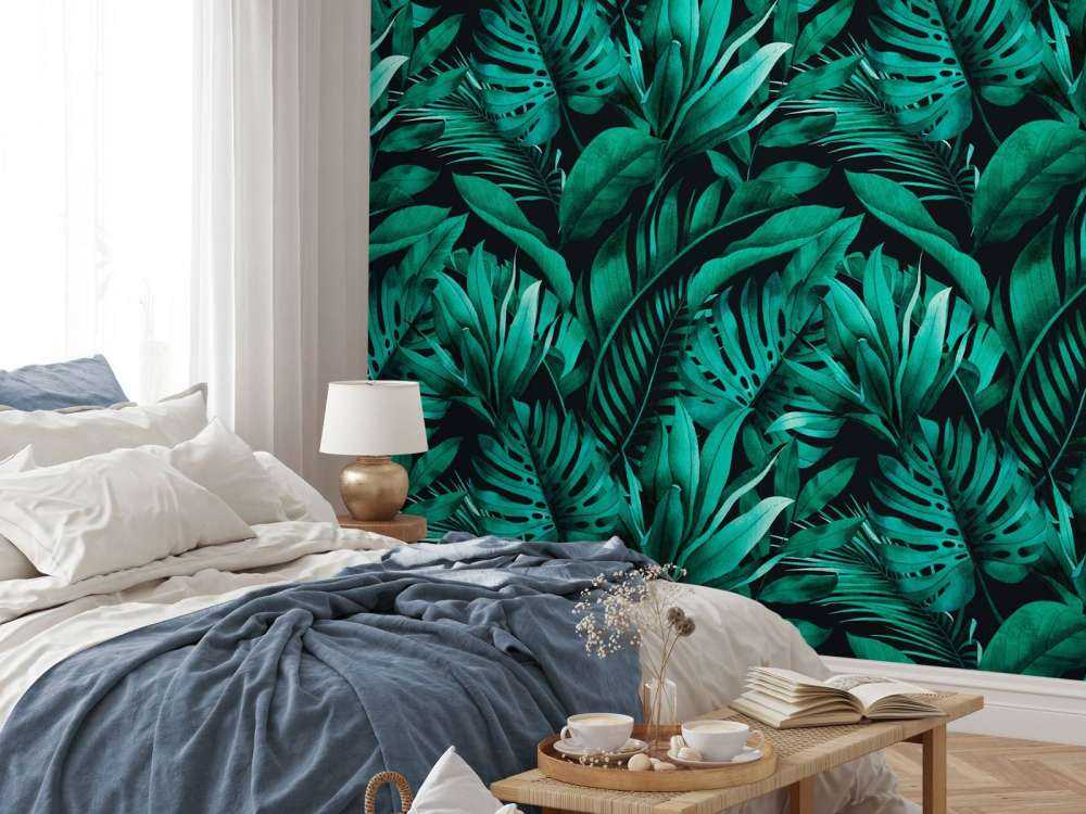 Various green leaves