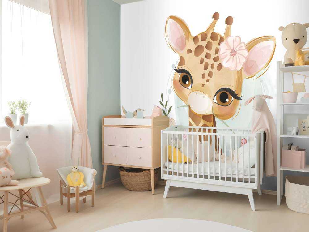 Baby giraffe