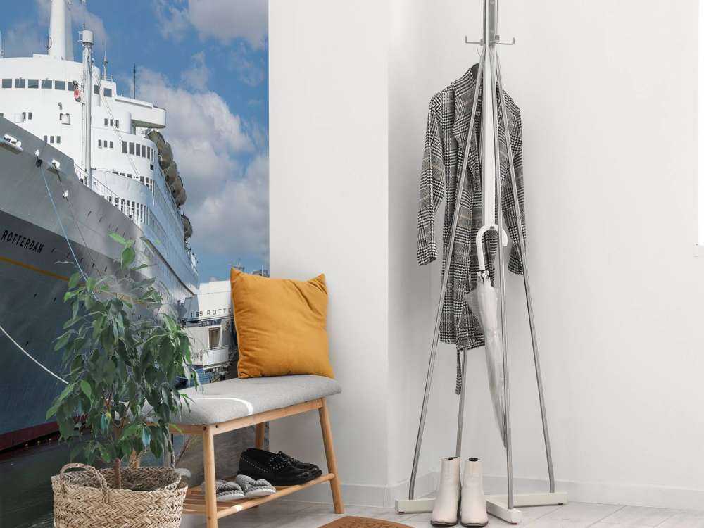 Former steamship the SS Rotterdam in color 