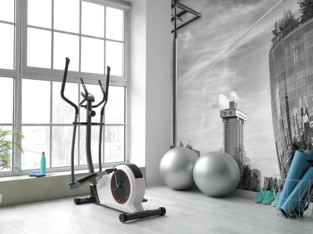 The Museumdepot (The Depot) in Rotterdam in black and white 