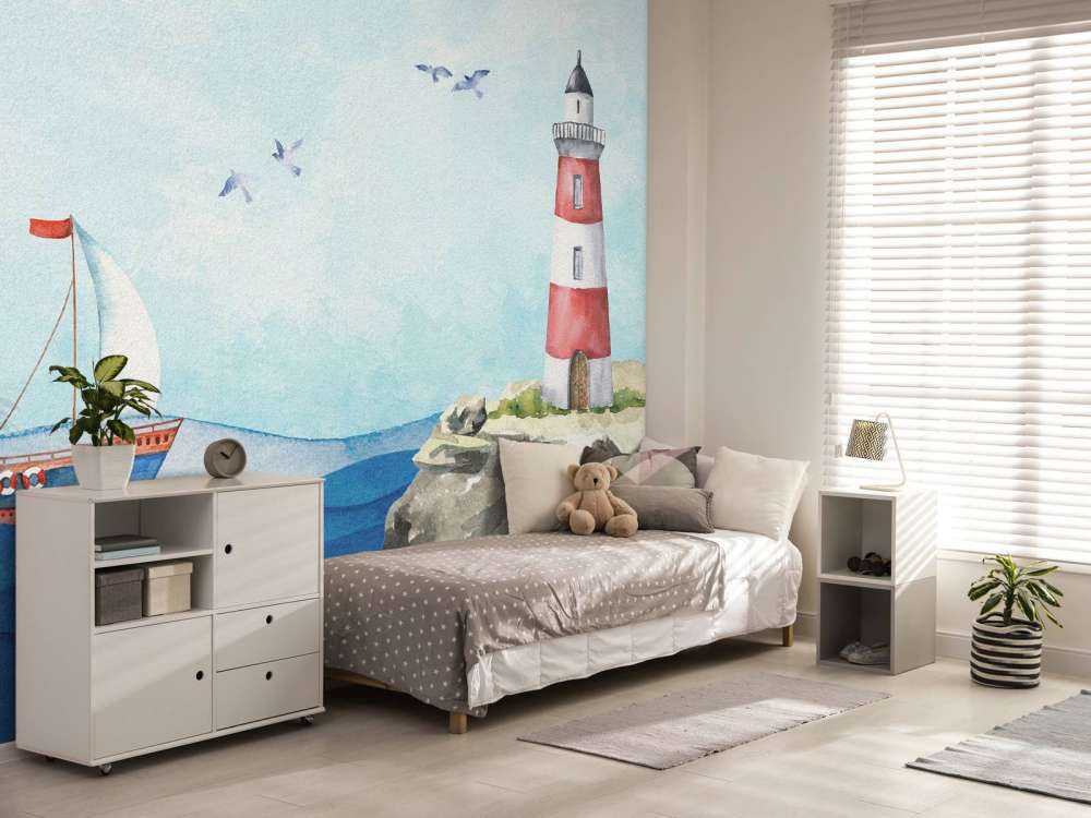 Lighthouse on rocks