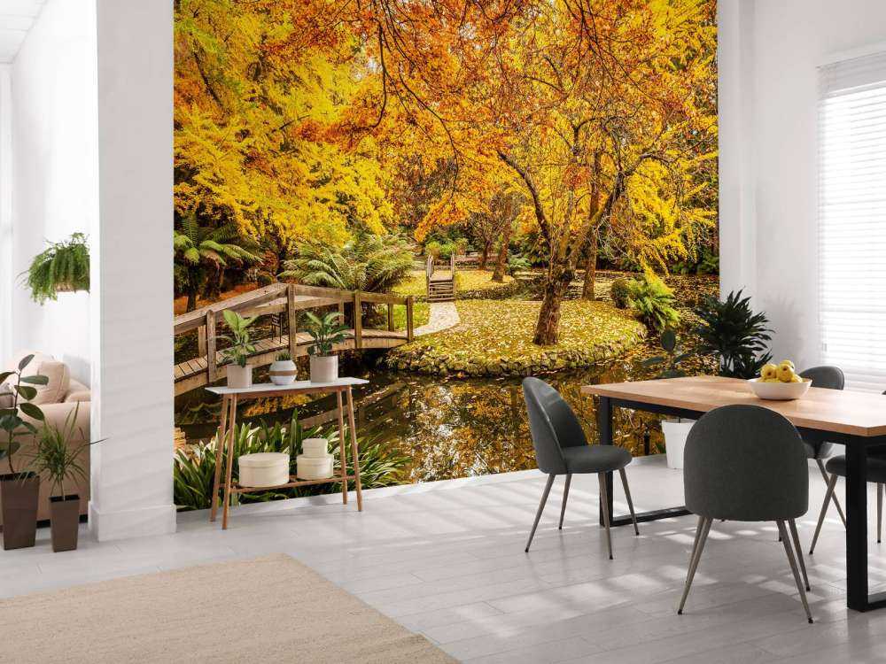 Australisch parkje in de herfst