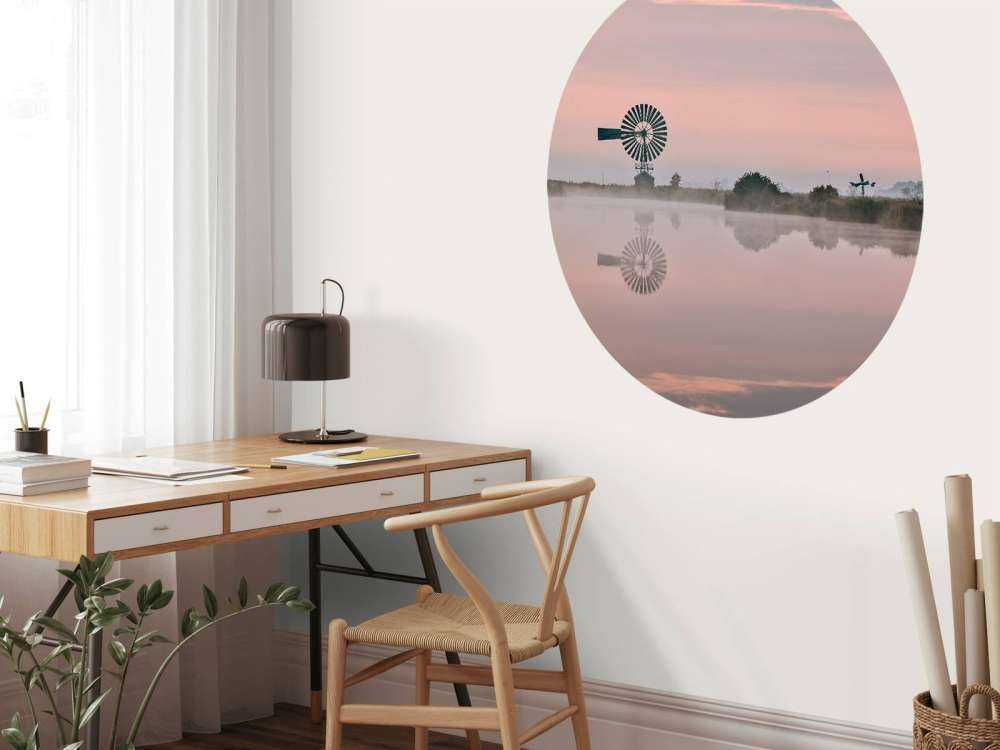 Metal windmill