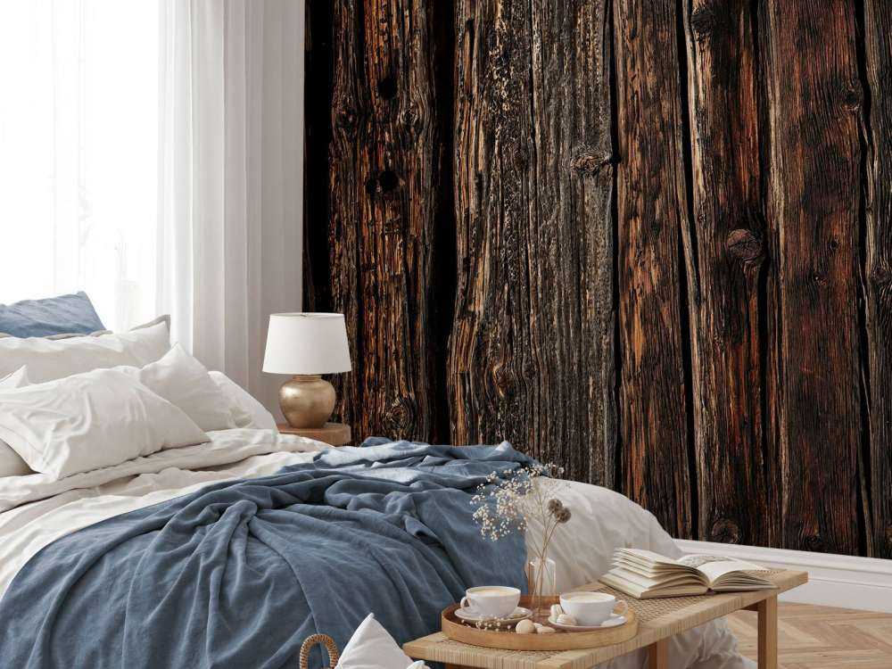 Dark old wood