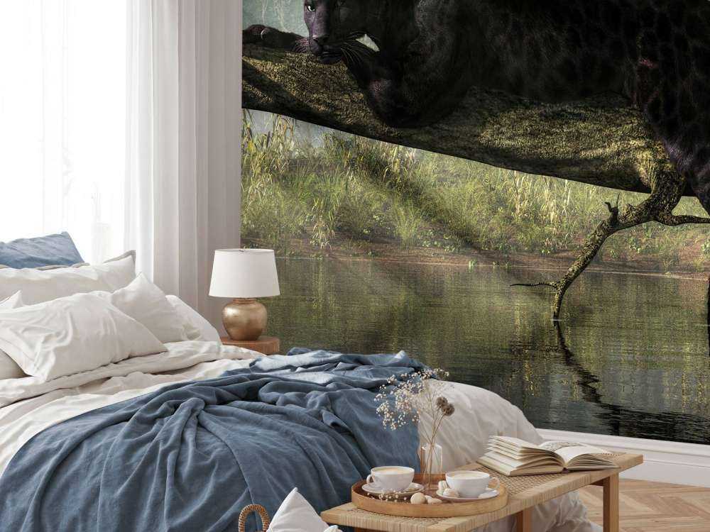 Panther in jungle