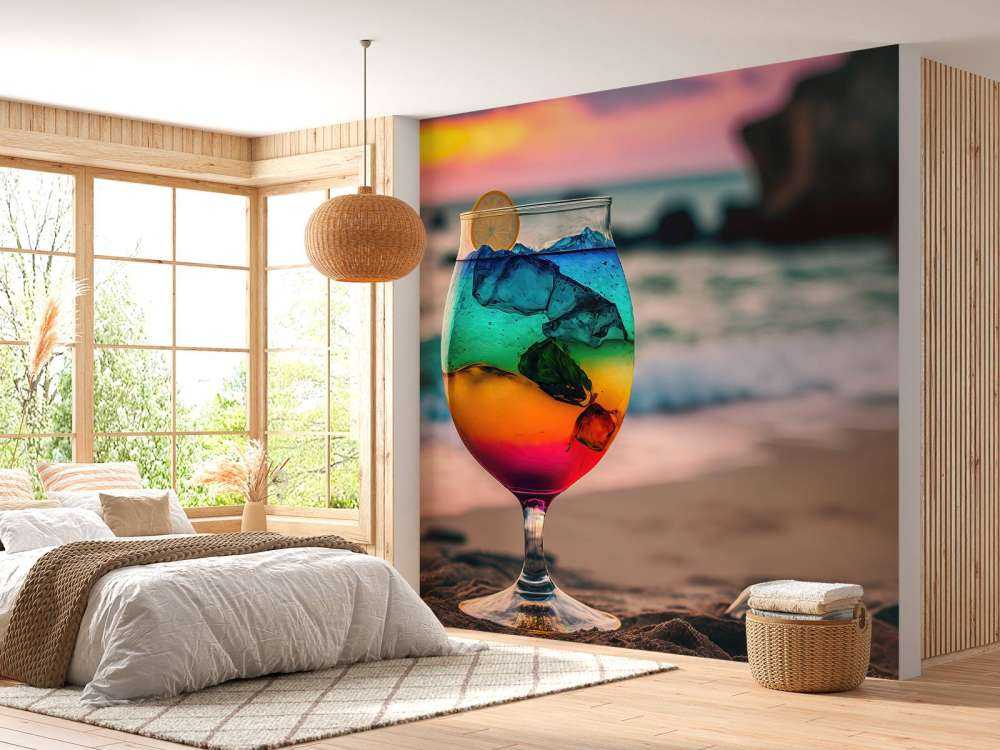 Gekleurde cocktail
