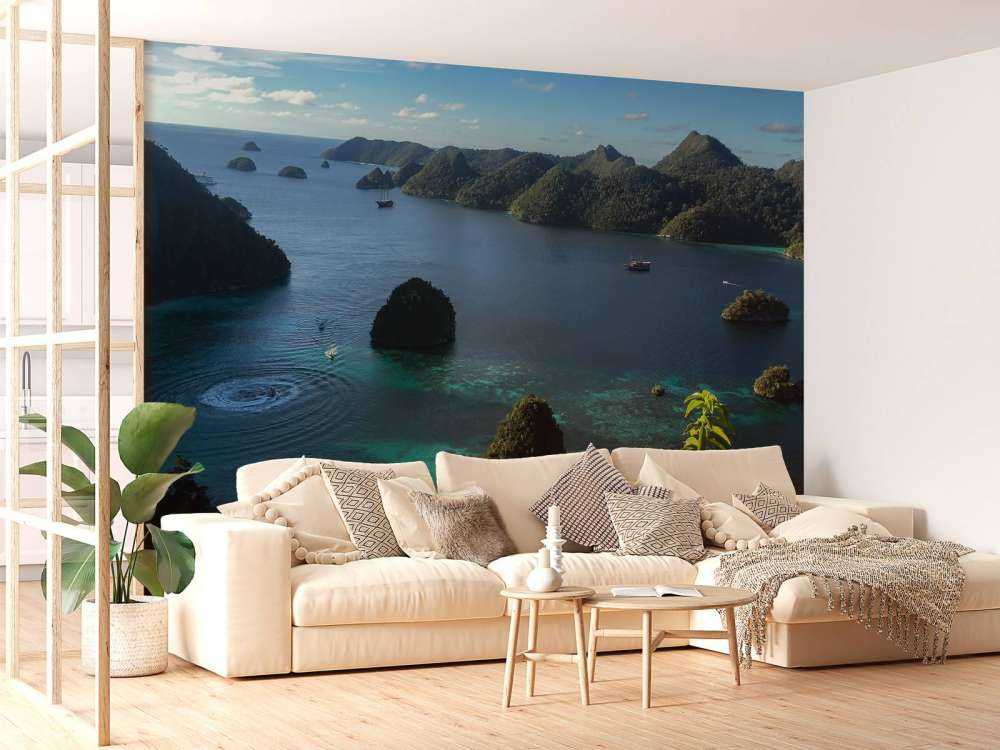 Mooi uitzicht op de zee