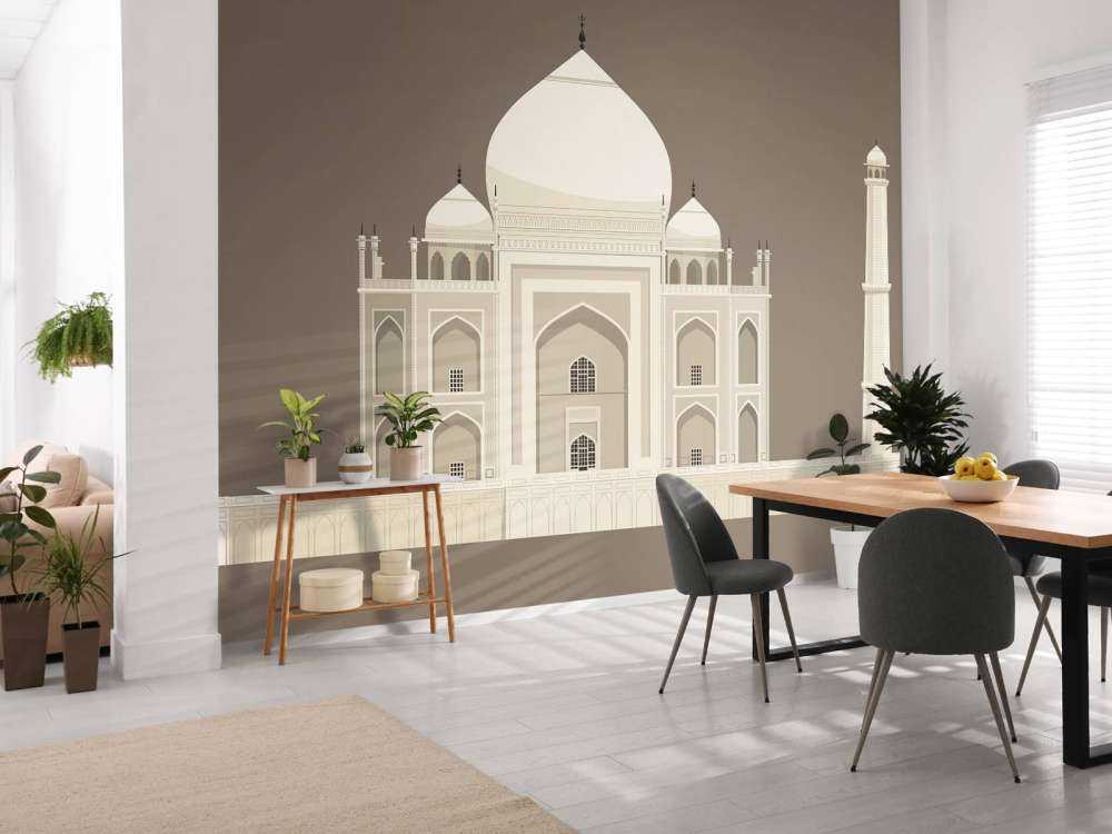 Illustratie van Taj Mahal