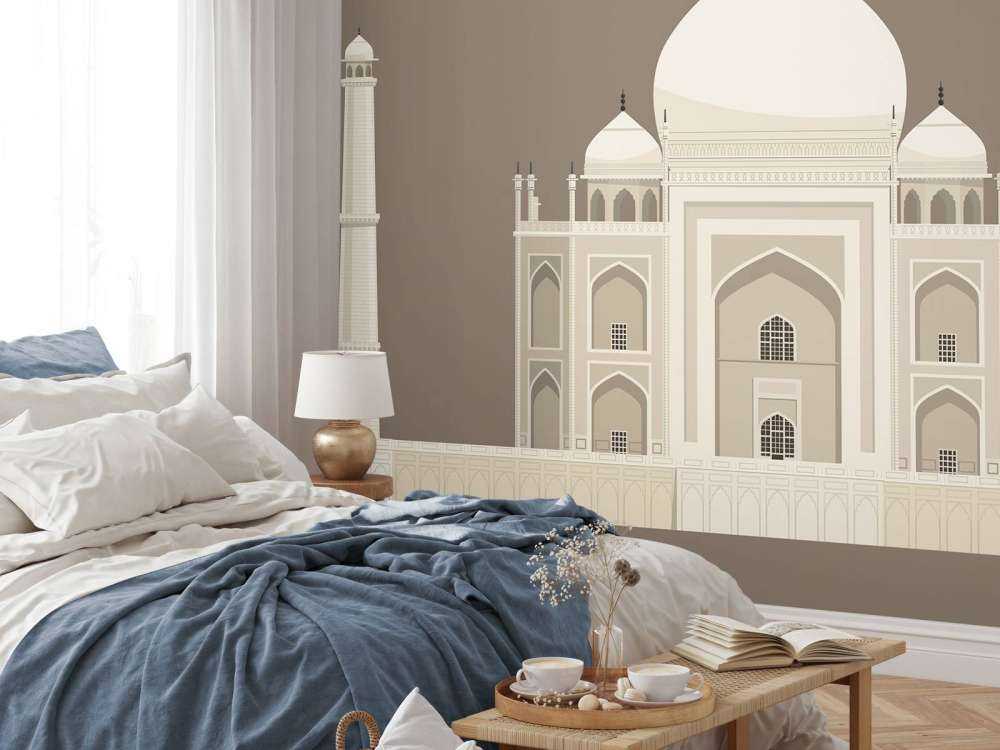 Illustratie van Taj Mahal