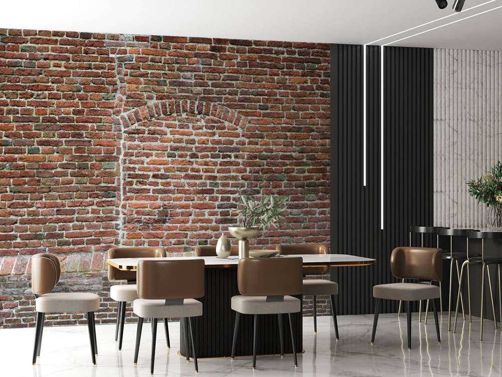 Old cracked wall