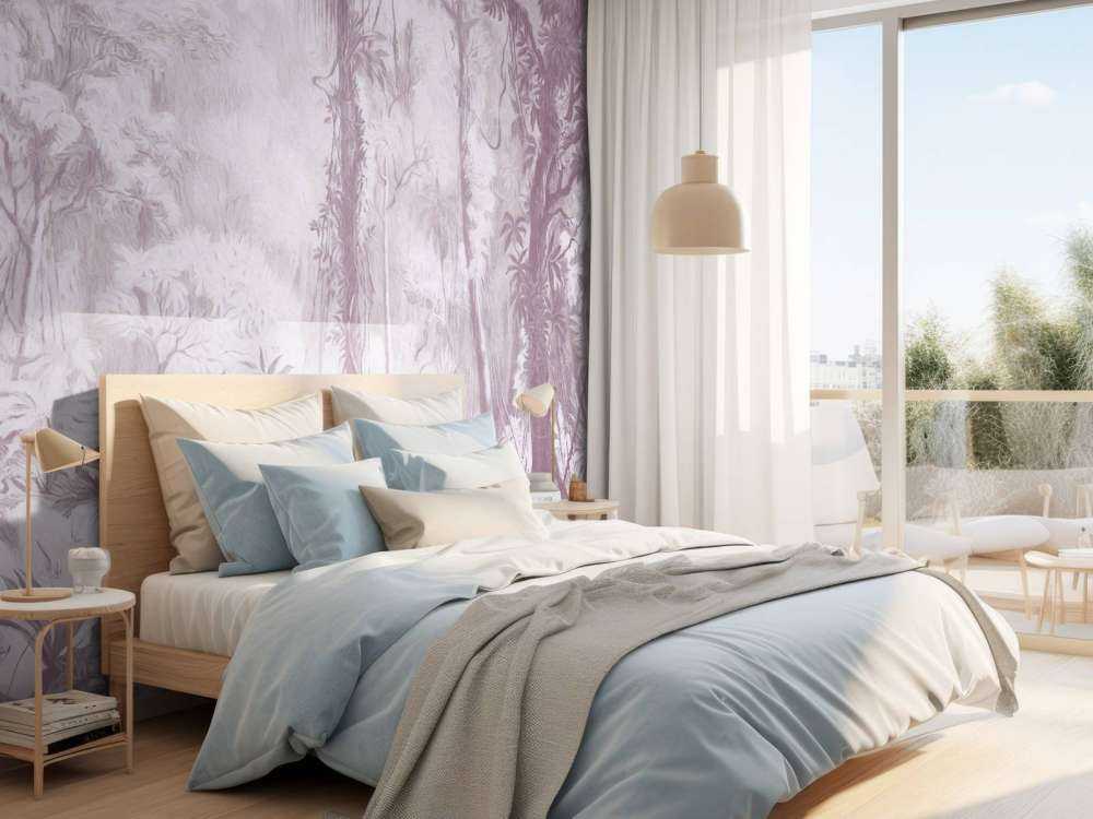 Tropical forest - pink