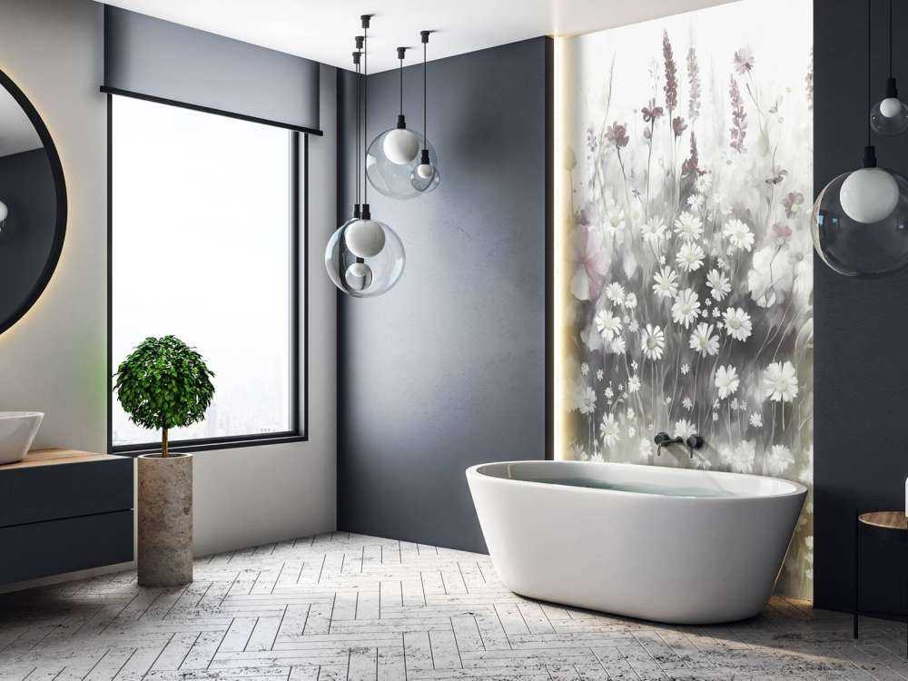 Lush Greenery of Summer Charcoal