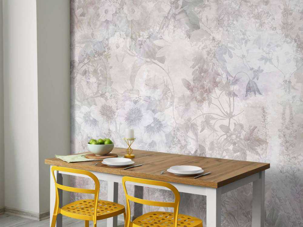 Watercolor Garden Taupe