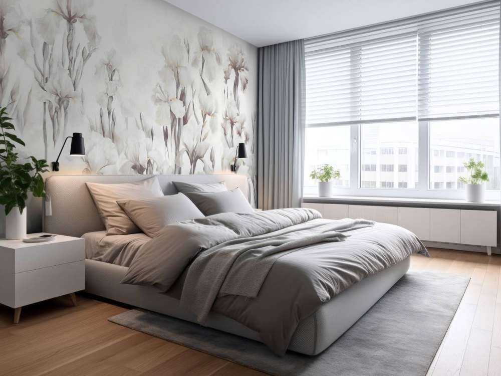 Irises Dance Seamless Muted Beige