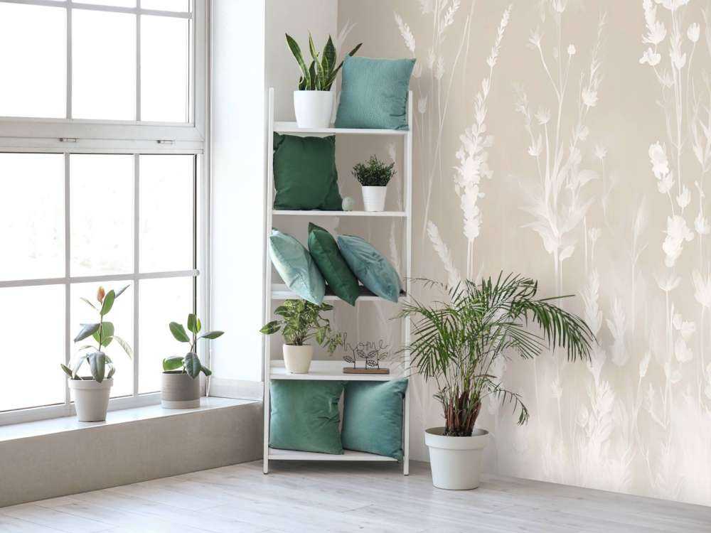 Lavender Glade Seamless Sand Beige