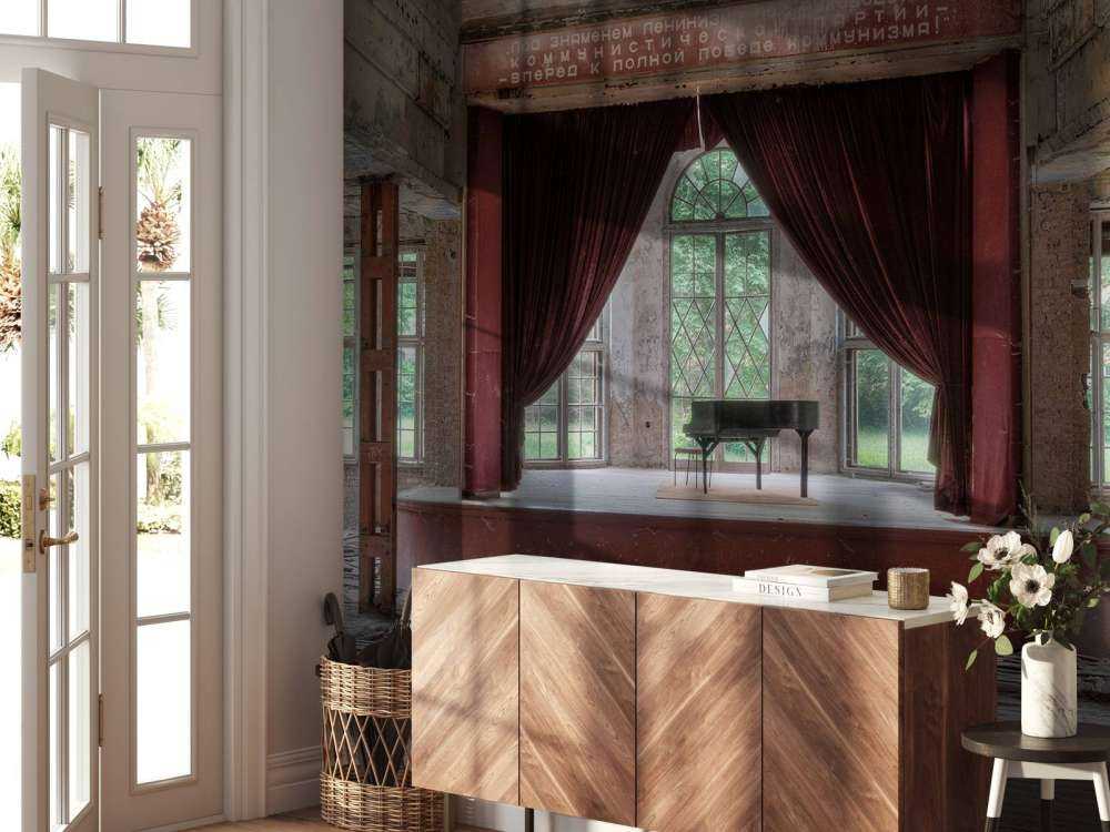 Piano in old sanatorium