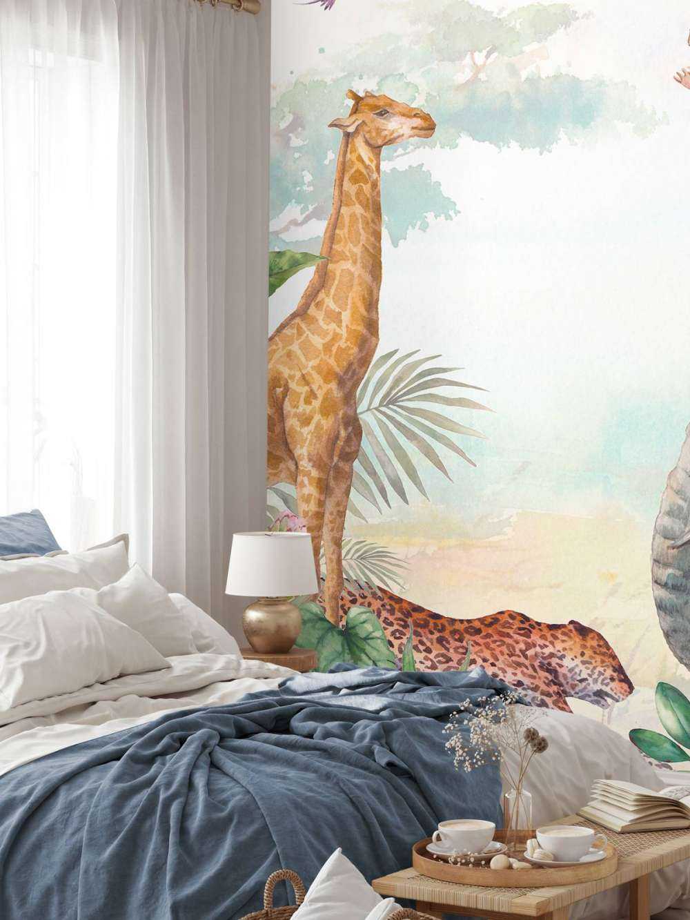 Watercoloured animals