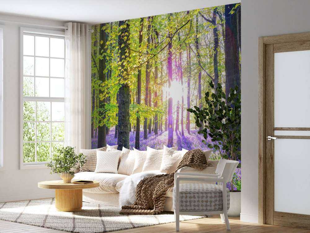 Colourful forest