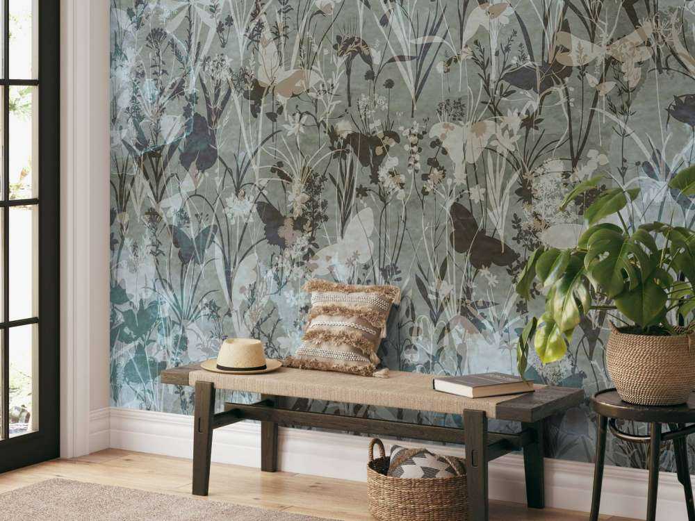 Herbals and Butterflies Double Silhuet 57