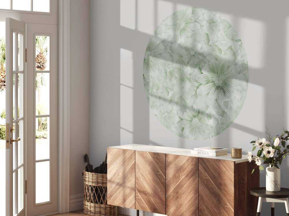 Botanical Watercolor Elegance Field Green