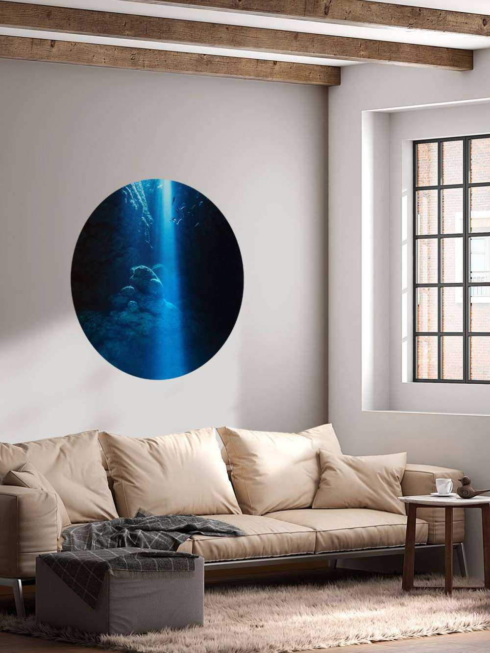 Light in a cave