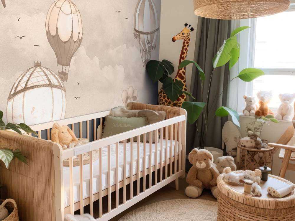 Sky Balloons in taupe