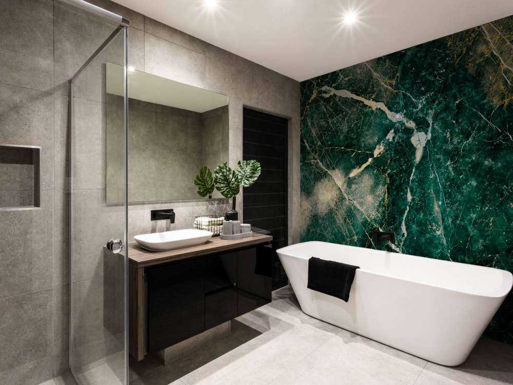 Marble textured green
