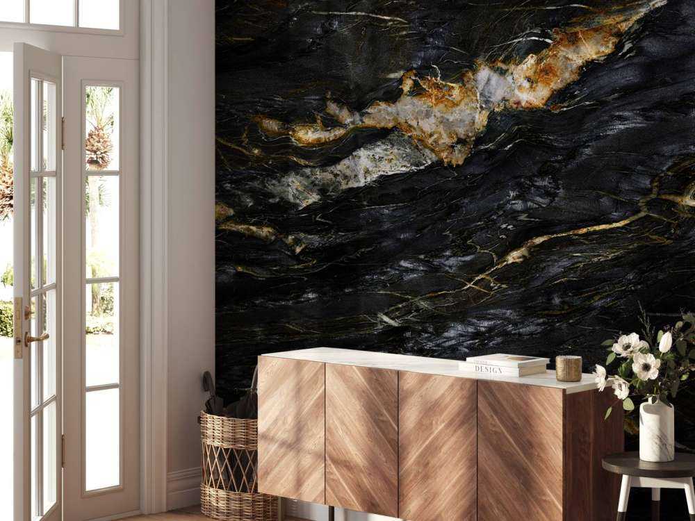 Robust dark marble