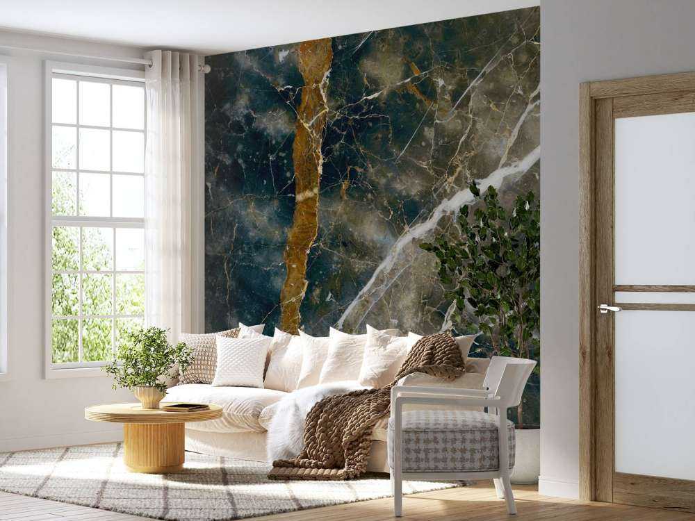 Marble with clouds structure